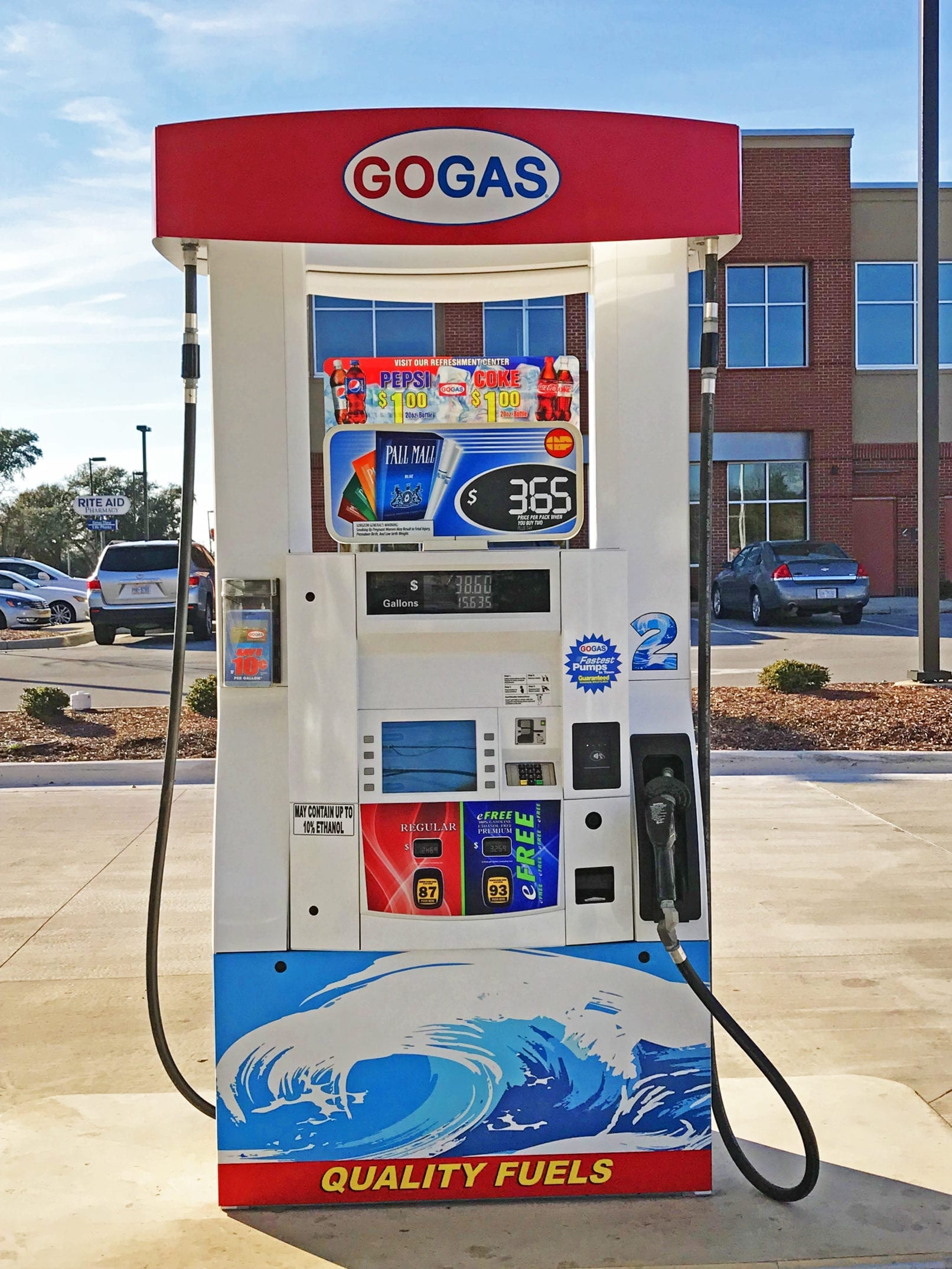 GOGAS gas pump